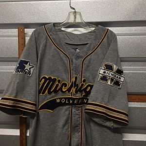 Vintage Starter Michigan Wolverines Jersey